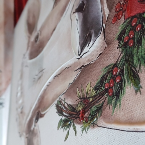 Hobby Lobby Heartland Holiday Wall Prints Cow Rooster Bow Christmas CountryCore - Picture 4 of 11